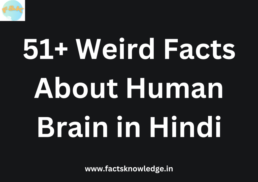 51+ Amazing Facts about Human Brain in Hindi | मानव मस्तिष्क के बारे में रोचक तथ्य