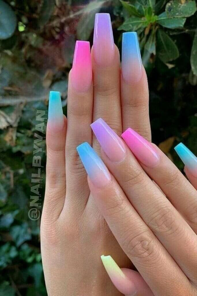 Simple nail extension designs - नेल आर्ट डिज़ाइन 5 Nail extension designs