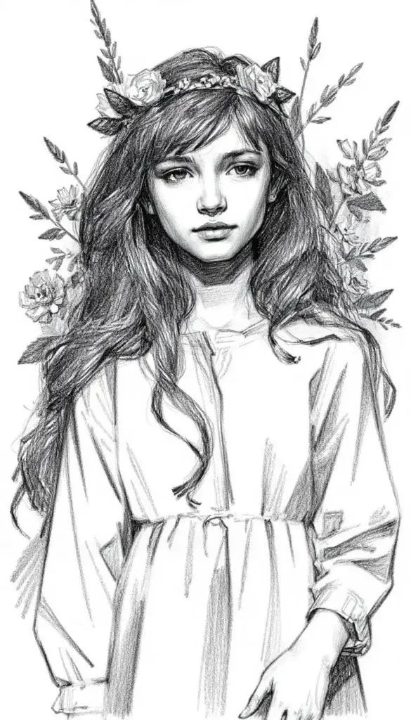 Human pencil drawing easy and beautiful images