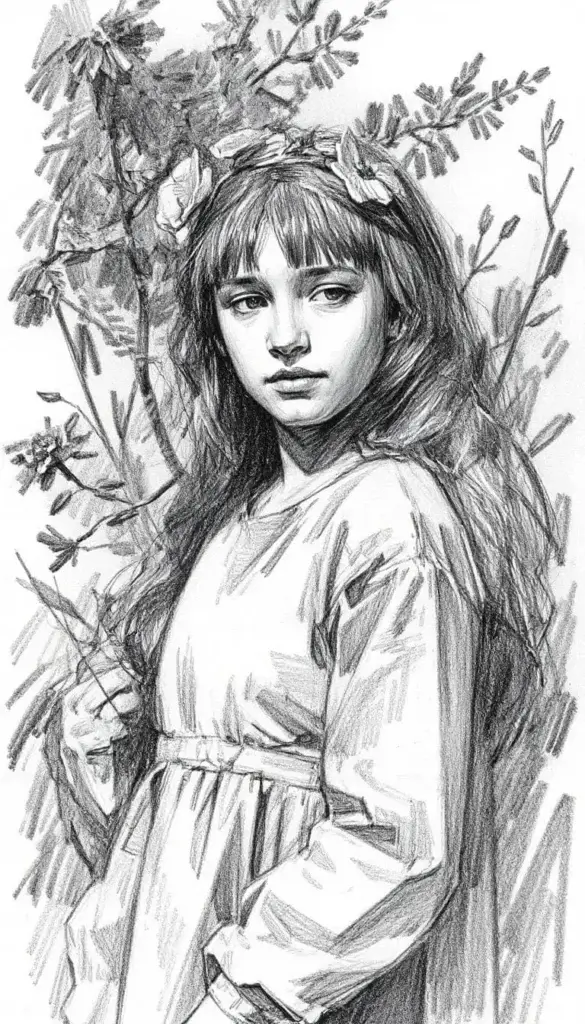 Human pencil drawing easy and beautiful images
