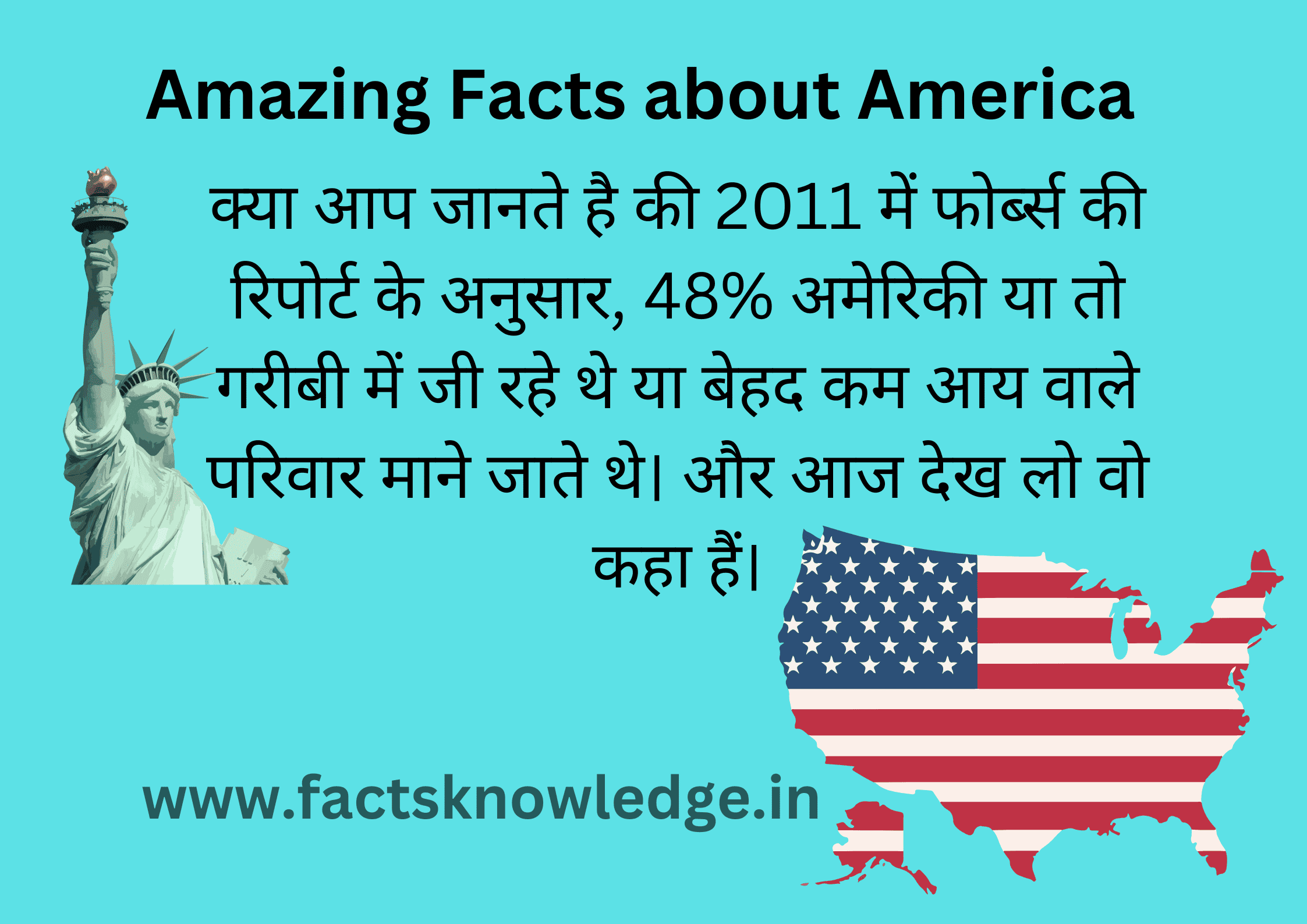 Amazing Facts about America in Hindi